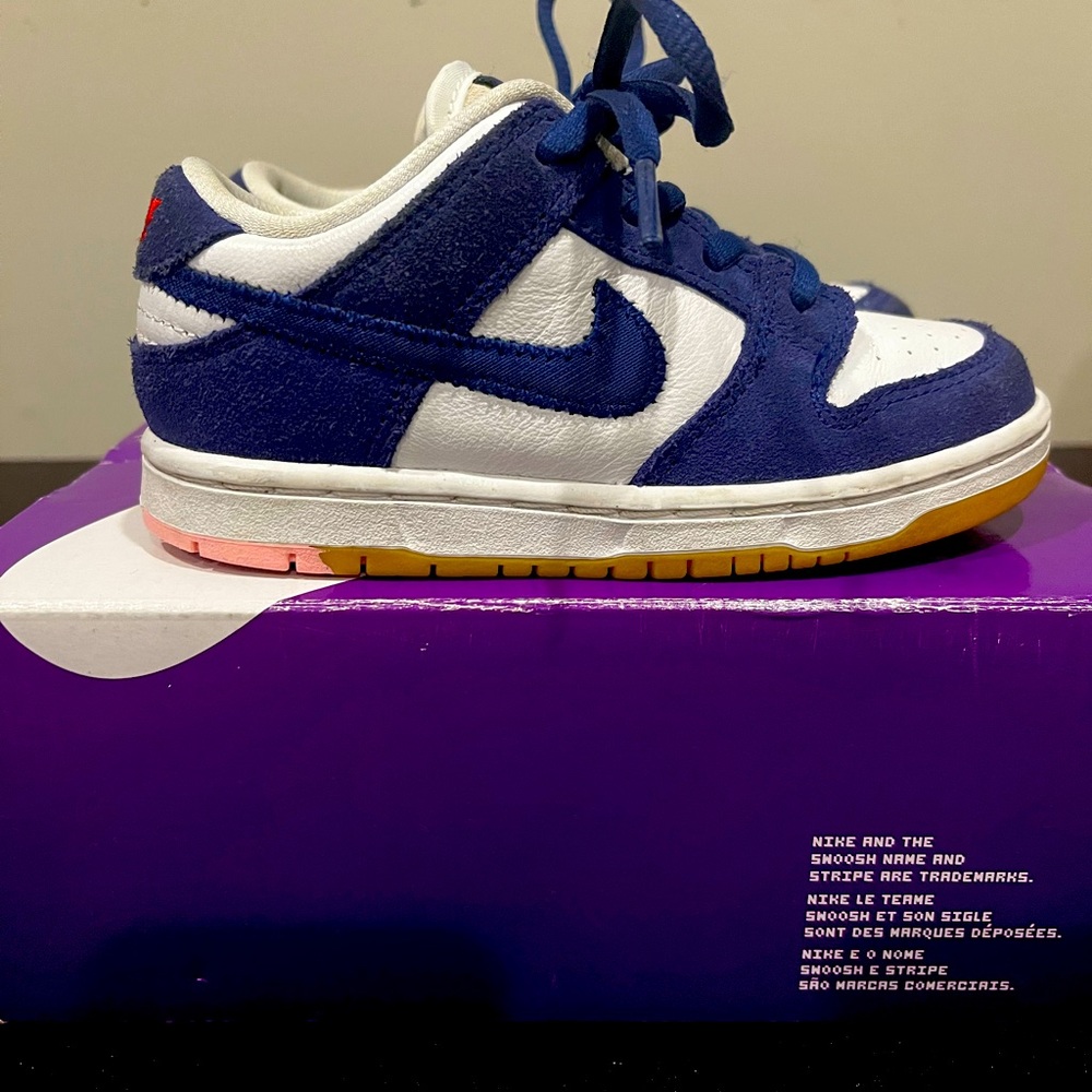 NIKE SB DUNK LOW LA DODGERS TODDLER 9C